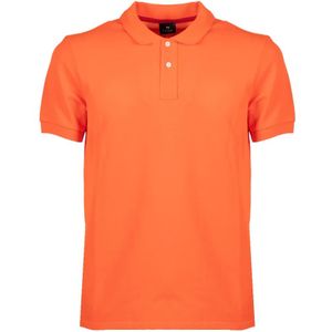 PS By Paul Smith, Zebra Polo Shirt, Oranje Upgrade Oranje, Heren, Maat:S
