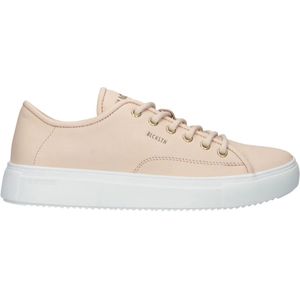 Blackstone, Schoenen, Dames, Roze, 38 EU, Leer, Champagne Sneaker - Stijlvol en Trendy