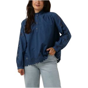 Vanessa Bruno, Blouses & Shirts, Dames, Blauw, XS, Blauwe Bay Blouse