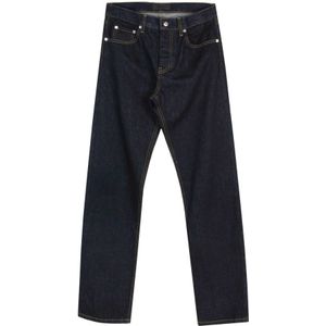 Helmut Lang, Jeans, Heren, Blauw, W31, Katoen, Straight Jeans