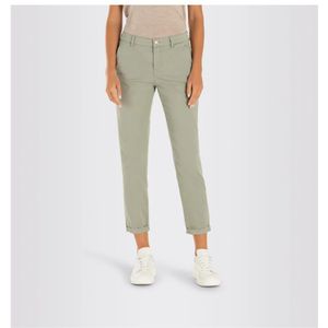 MAC Regular Fit Broek Chino Turn Up Lichtkaki