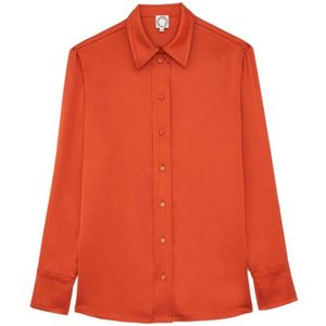 Ines De La Fressange Paris, Blouses & Shirts Oranje, Dames, Maat:L