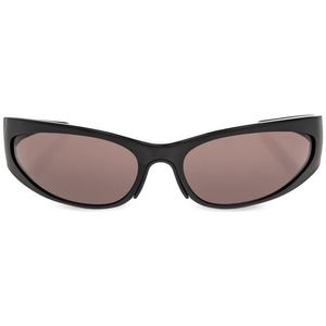 Balenciaga, Accessoires, Heren, Zwart, ONE Size, ‘Reverse Xpander 2.0 Rectangle’ zonnebril