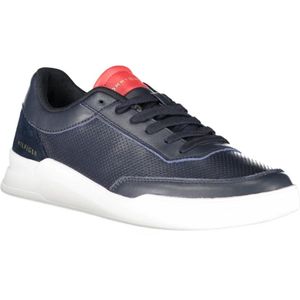 Tommy Hilfiger, Schoenen, Heren, Blauw, 43 EU, Blauwe Sportschoenen voor Heren