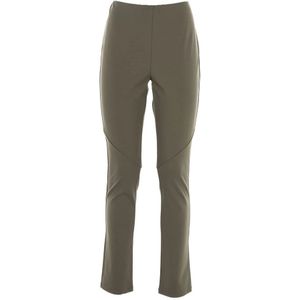 Patrizia Pepe, Broeken, Dames, Grijs, XS, Hoge taille skinny broek outlet prijs