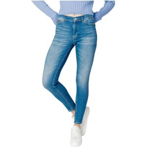 Tommy Jeans, Jeans, Dames, Blauw, W27 L30, Denim, Slim Licht Denim Jeans