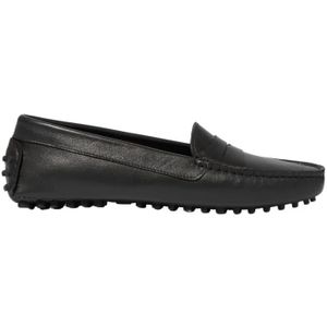 Scarosso, Ashley Loafers - Handgemaakte Italiaanse Leren Schoenen Zwart, Dames, Maat:40 EU