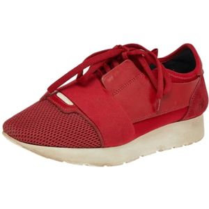 Balenciaga Vintage, Pre-owned Leather sneakers Rood, Dames, Maat:38 EU