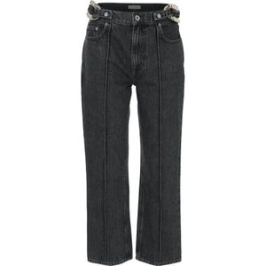 JW Anderson, Straight Jeans Zwart, Dames, Maat:XS