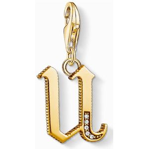 Thomas Sabo, Gouden Letter Hanger Geel, Dames, Maat:ONE Size