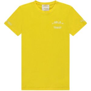 In Gold We Trust, Tops, Heren, Geel, 2Xl, Pusha Gele T-shirt
