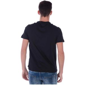 Emporio Armani, Tops, Heren, Zwart, S, Casual Sweatshirt voor Mannen