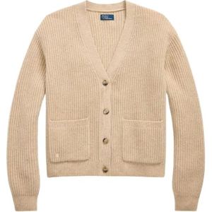 Ralph Lauren, Truien, Dames, Beige, L, Vest met Zak