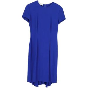 Stella McCartney Pre-owned, Pre-owned, Dames, Blauw, L, Rayon, Pre-owned Fabric dresses