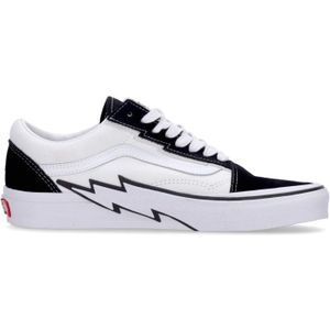 Vans, Schoenen, Heren, Wit, 42 1/2 EU, Suède, Bolt 2 Tone Zwart Lage Sneaker