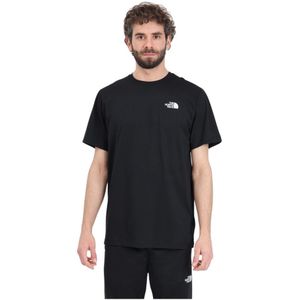 The North Face, Zwarte Redbox Crew Neck T-shirt Zwart, Heren, Maat:2XL