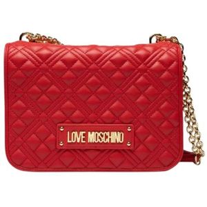 Love Moschino, Tassen, Dames, Rood, ONE Size, Shoulder Bags