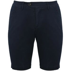 Roy Roger's, Korte broeken, Heren, Blauw, W32, Katoen, Blauwe Katoenen Bermuda Shorts Slim Fit