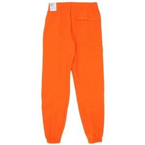 Nike, Broeken, Dames, Oranje, M, Katoen, Club Fleece Sweatshirt Suit Broek