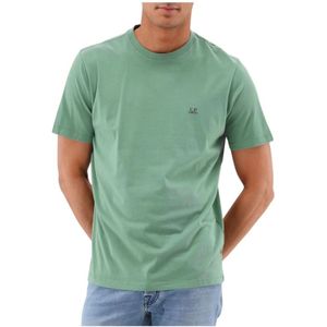 C.p. Company, Tops, Heren, Groen, L, Groene Jersey Goggle T-shirt