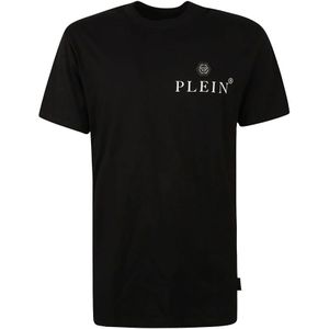 Philipp Plein, T-Shirts Zwart, Heren, Maat:L