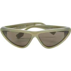 Burberry Vintage, Pre-owned, Dames, Grijs, ONE Size, Pre-owned Acetate sunglasses