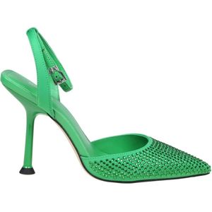 Michael Kors, Schoenen, Dames, Groen, 37 EU, Leer, Pumps