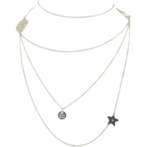 Dior Vintage, Pre-owned Metal necklaces Grijs, Dames, Maat:ONE Size