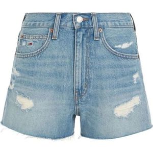 Tommy Jeans, Korte broeken, Dames, Blauw, W25, Denim, Denim Shorts