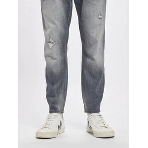 Gabba, Jeans, Heren, Grijs, W32, Katoen, Faded Ripped Stretch Jeans in Grijs