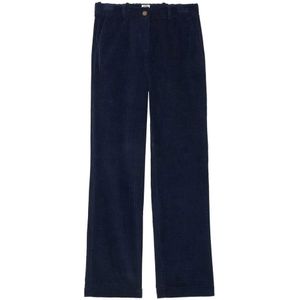 Ines De La Fressange Paris, Broeken, Dames, Blauw, 2Xs, Katoen, Francisco navy blauwe katoenen broek