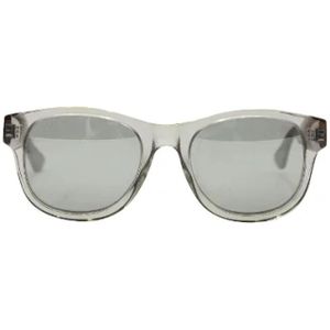Gucci Vintage, Pre-owned, Dames, Grijs, ONE Size, Pre-owned Acetate sunglasses