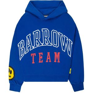 Barrow, Sweatshirts & Hoodies, unisex, Blauw, M, Katoen, Vintage Logo Hoodie