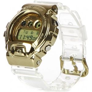 Casio, Gouden G-Shock Horloge - Streetwear Collectie Geel, Heren, Maat:ONE Size