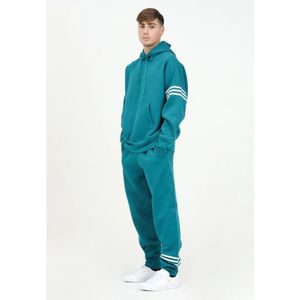 Adidas Originals, Broeken, Heren, Groen, S, Katoen, Groene Sportieve Neuclassics Broek