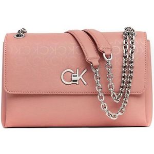 Calvin Klein, Tassen, Dames, Roze, ONE Size, Polyester, Roze Crossbody Tas