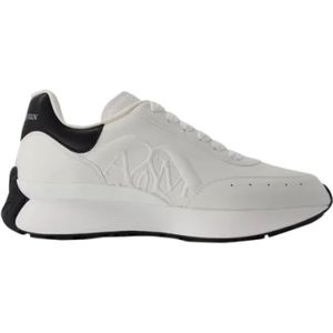 Alexander McQueen Pre-owned, Pre-owned, Heren, Wit, 41 EU, Leer, Pre-owned Leather sneakers