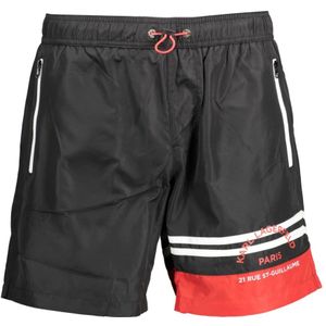 Karl Lagerfeld, Badkleding, Heren, Zwart, M, Heren Zwemshorts Zwart