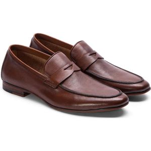 Kazar, Schoenen, Heren, Bruin, 41 EU, Leer, Bruine loafers voor mannen