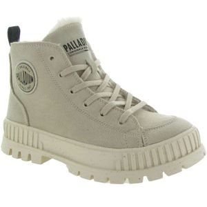 Palladium, Schoenen, Dames, Beige, 36 EU, Sneeuw Warme Ritslaarzen