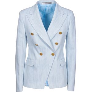 Tagliatore, Blazers Blauw, Dames, Maat:L