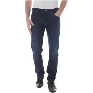 Armani Jeans, Jeans, Heren, Blauw, W34, Katoen, Jeans