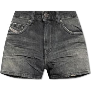 Diesel, Korte broeken, Dames, Grijs, W26, Denim, De-Yuba denim shorts
