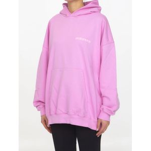 Balenciaga, Sweatshirts & Hoodies, Dames, Roze, S, Katoen, Sweatshirts