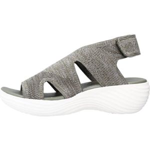 Clarks, Flat Sandalen Groen, Dames, Maat:40 EU