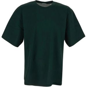 Burberry, Tops, Heren, Groen, S, Katoen, Klassieke Katoenen T-shirt