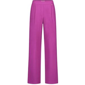 Fabienne Chapot, Broeken, Dames, Roze, L, Donkerroze Straight Fit Broek