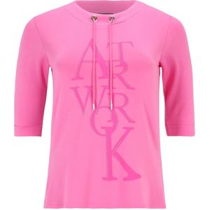 Doris S, Glitter Steen Sweatshirt Roze, Dames, Maat:XL