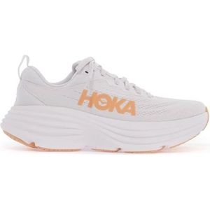 Hoka One One, Schoenen, Dames, Wit, 35 EU, Mesh Sneakers met Contrasterend Logo