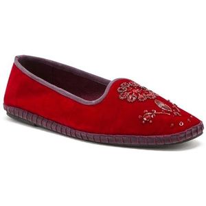 Maliparmi, Schoenen, Dames, Rood, 37 EU, DE Mooie Velvet Ballerina